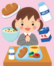 給食のイラスト素材