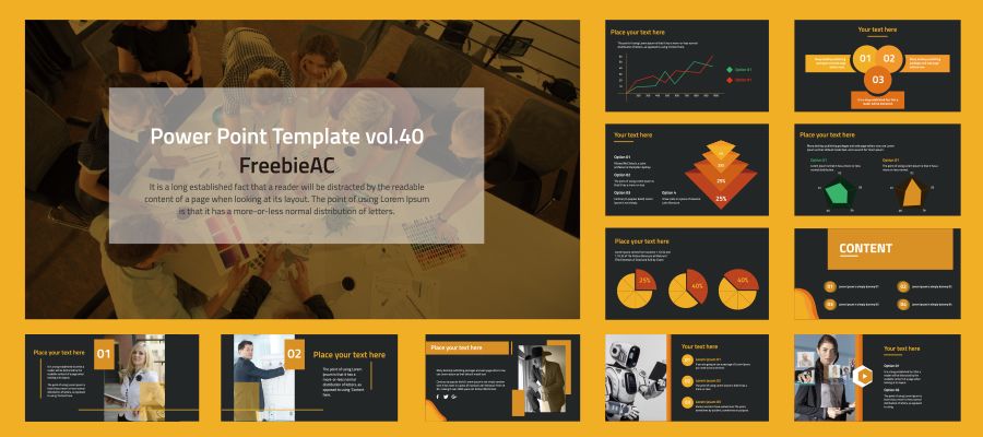 パワーポイントテンプレート vol.40