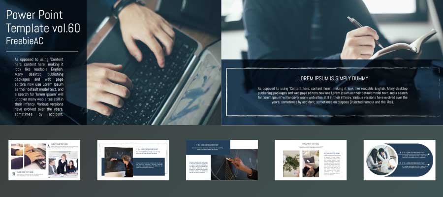 パワーポイントテンプレート vol.60
