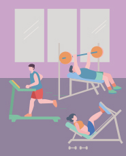 Fitness & gym illustration collection