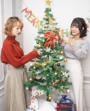 クリスマス女子会の写真