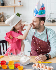 父と子の写真